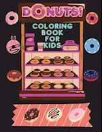 DONUTS Coloring Book for Kids