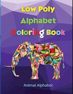 Low Poly Alphabet Coloring Book