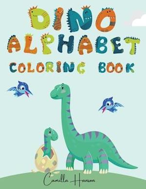 Dino Alphabet Coloring Book