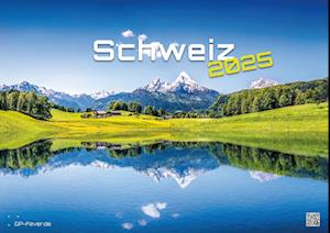 Schweiz - 2025 - Kalender DIN A2