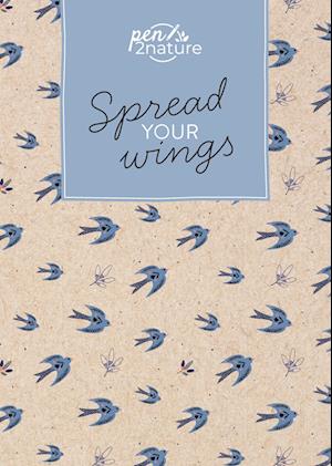Spread Your Wings - Notizbuch (Motiv Vögel) A5 | dotted | Hardcover