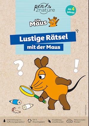 Lustige Rätsel mit der Maus. Bunter Rätselblock für Kinder ab 4 Jahren