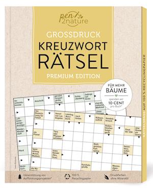 Großdruck Kreuzworträtsel