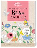 Ausmal-Postkarten Blütenzauber | 20 Karten