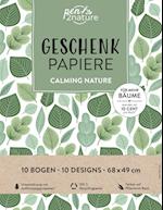 Geschenkpapier-Buch Calming Nature | 100% Recyclingpapier