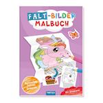 Trötsch Malbuch Faltbilder-Malbuch Einhorn