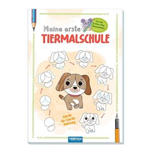 Trötsch Malbuch Meine erste Tiermalschule Hund