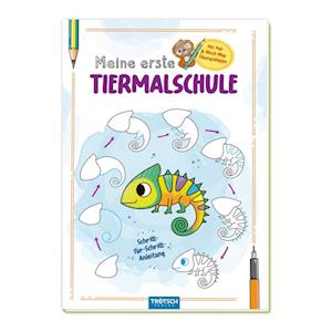 Trötsch Malbuch Meine erste Tiermalschule Chamäleon