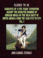 Narrative of a five years' Expedition against the Revolted Negroes of Surinam Guiana on the Wild Coast of South America From the Year 1772 to 1777 Vol. 1