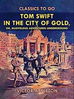 Tom Swift in the City of Gold, or, Marveleous Adventures Underground