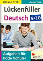 Lückenfüller Deutsch / Klasse 9/10