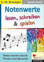 Notenwerte lesen, schreiben & spielen