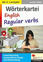 Wörterkartei English regular verbs