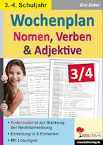 Wochenplan Nomen, Verben & Adjektive