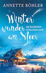 Winterwunder im kleinen Strandcafé am Meer