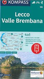 Lecco Valle Brembana, Kompass Wandern Rad Skitouren 105
