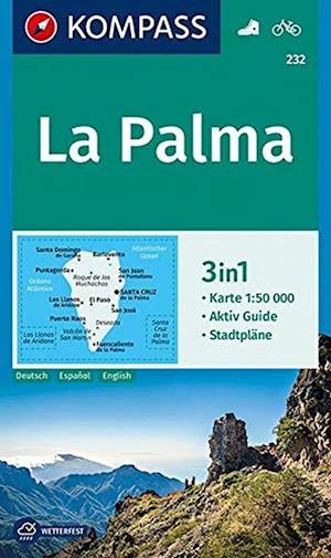 La Palma, Kompass Wandern - Radkarte 232