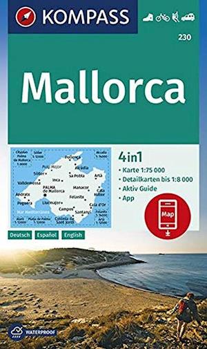 Mallorca, Kompass Walking Map 230