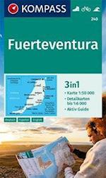 Fuerteventura, Kompass Wanderkarte 240