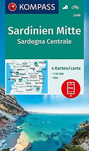 Sardinien Mitte, Kompass Bike & Wanderkarte 2498