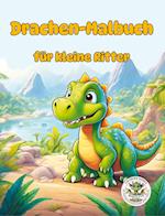 Drachen-Malbuch für kleine Ritter