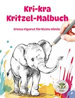 Kri-kra Kritzel-Malbuch - Große Bilder für kleine Hände