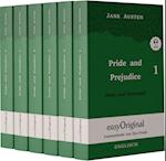 Pride and Prejudice / Stolz und Vorurteil - 6 Teile Softcover - (Buch +MP3 Audio-CD) - Lesemethode von Ilya Frank - Zweisprachige Ausgabe Englisch-Deutsch