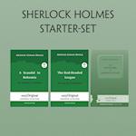 The Adventures of Sherlock Holmes (mit 4 MP3 Audio-CDs) - Starter-Set