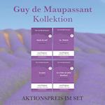 Guy de Maupassant Kollektion (Bücher + 4 Audio-CDs) - Lesemethode von Ilya Frank