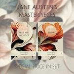 Jane Austen's Masterpieces (with audio-online) - Readable Classics - Unabridged english edition with improved readability