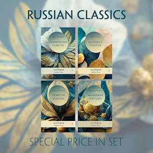 EasyOriginal Readable Classics / Russian Classics - 4 books (with audio-online) - Readable Classics - Unabridged russian edition with improved readability