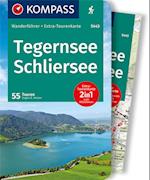 KOMPASS Wanderführer Tegernsee, Schliersee, 55 Touren mit Extra-Tourenkarte