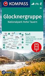 Glocknergruppe - Nationalpark Hohe Tauern, Kompass Wanderkarte 39