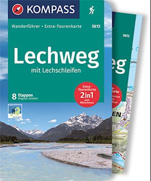 KOMPASS Wanderführer Lechweg mit Lechschleifen, 16 Touren und Etappen
