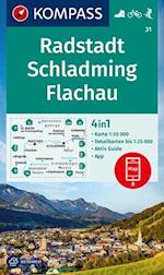 Radstatt - Schladming - Flachau, Kompass Wanderkarte 31
