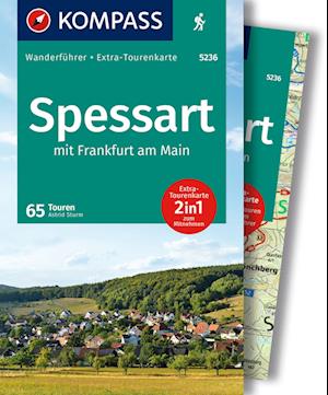 KOMPASS Wanderführer Spessart, 65 Touren mit Extra-Tourenkarte