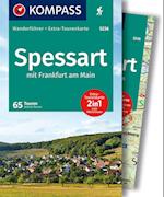 KOMPASS Wanderführer Spessart, 65 Touren mit Extra-Tourenkarte