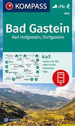 Bad Gastein, Bad Hofgastein, Dorfgastein, Kompass Wanderkarte 040