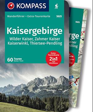 KOMPASS Wanderführer Kaisergebirge, 60 Touren mit Extra-Tourenkarte