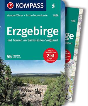 KOMPASS Wanderführer Erzgebirge, 55 Touren