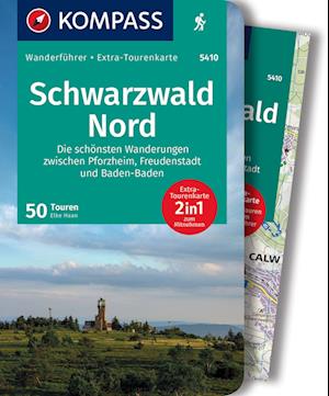 KOMPASS Wanderführer Schwarzwald Nord, Die schönsten Wanderungen zwischen Pforzheim, Freudenstadt und Baden-Baden, 50 Touren