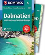 KOMPASS Wanderführer Dalmatien mit Inseln, Velebit-Gebirge und Plitvicer Seen, 55 Touren
