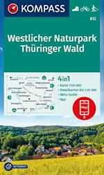 Westlicher Naturpark Thüringer Wald, Kompass Wanderkarte 812