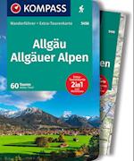 KOMPASS Wanderführer Allgäu, Allgäuer Alpen, 60 Touren mit Extra-Tourenkarte