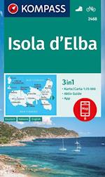 Isola d'Elba, Kompass Wanderkarte 2468