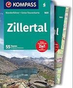 KOMPASS Wanderführer Zillertal, 55 Touren: mit Extra-Tourenkarte