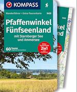KOMPASS Wanderführer Pfaffenwinkel, Fünfseenland, Starnberger See, Ammersee, 60 Touren mit Extra-Tourenkarte