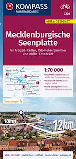 Mecklenburgische Seenplatte, Kompass Fahrradkarte 3320