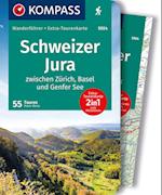 KOMPASS Wanderführer Schweizer Jura, 55 Touren