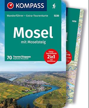 KOMPASS Wanderführer Mosel mit Moselsteig, 46 Touren und 24 Etappen